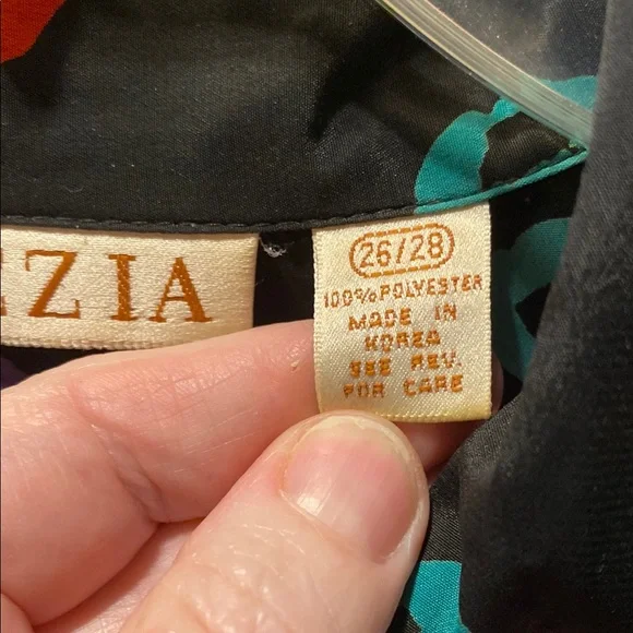 Venezia Black rainbow Casual Button Down Shirt - Picture 2 of 8